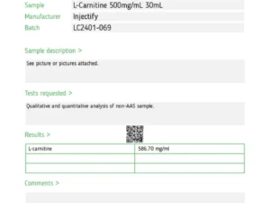 L-Carnitine test